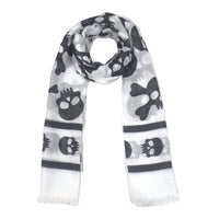 Skulls & Crossbones Printed Scarf