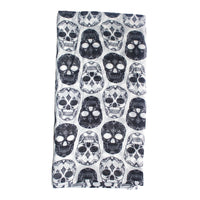 Sugar Skull Printed Scarf