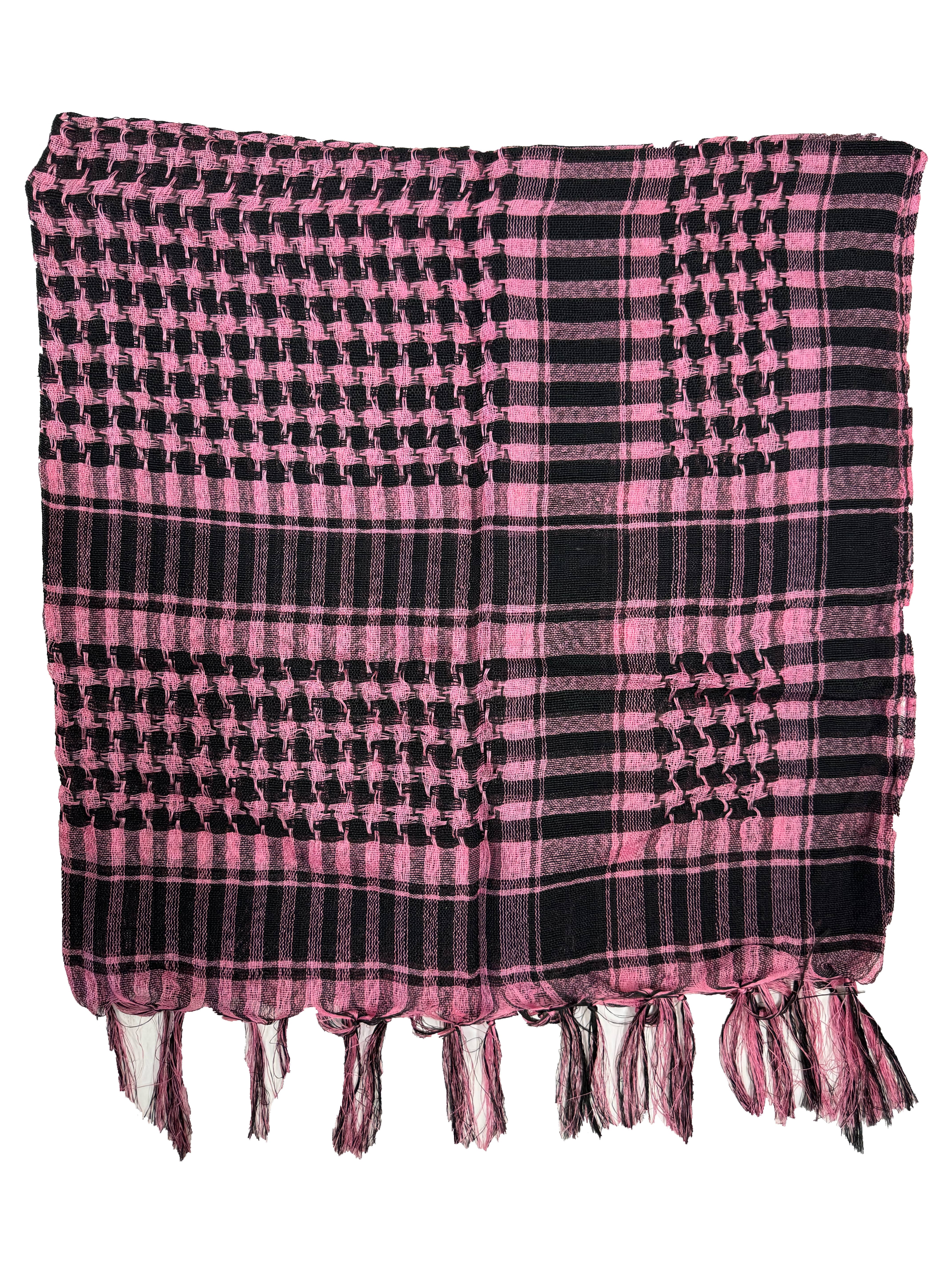 PLO Arafat Square Scarf with Tassels