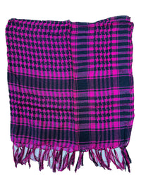 PLO Arafat Square Scarf with Tassels