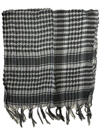 PLO Arafat Square Scarf with Tassels