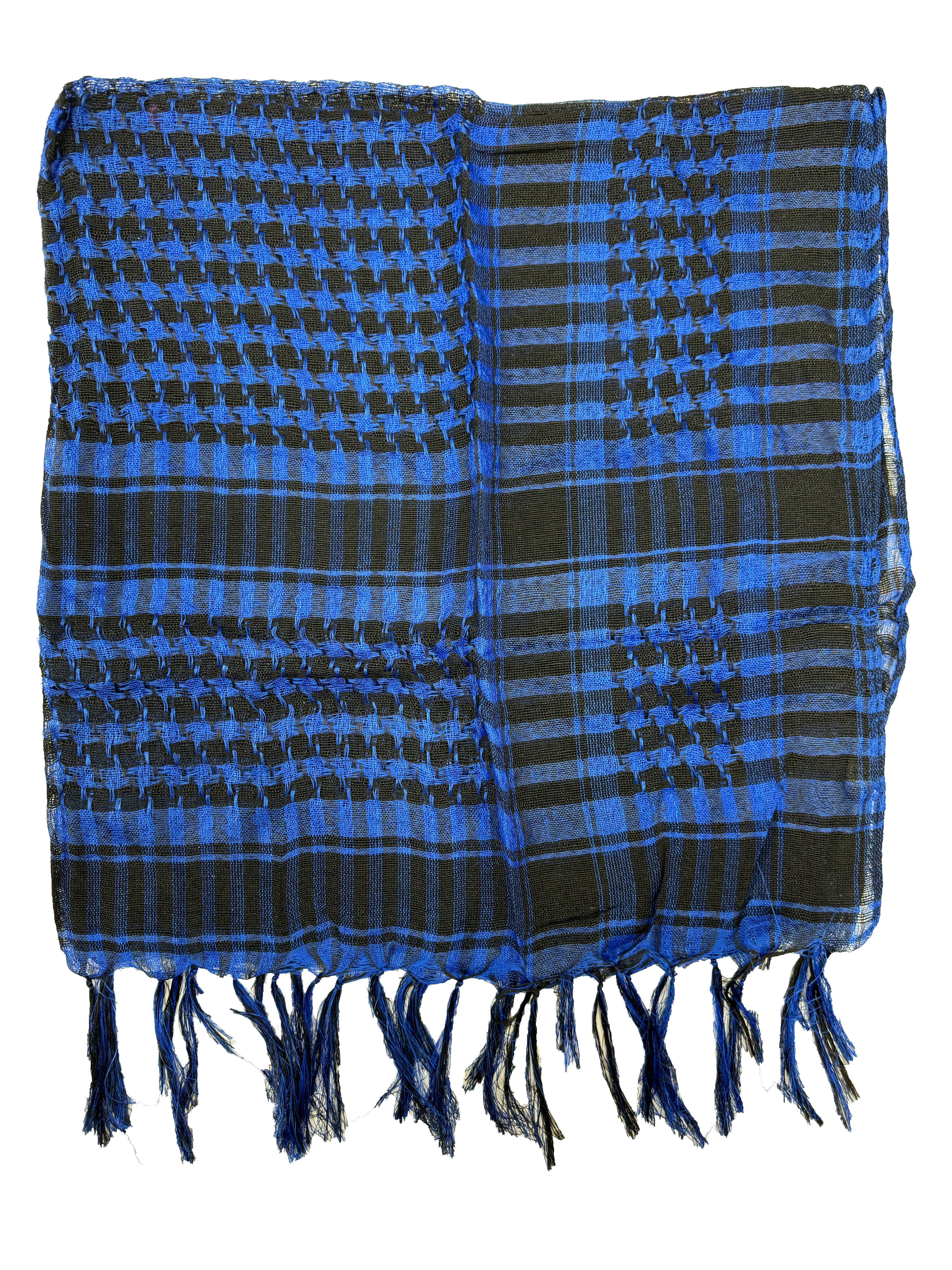 PLO Arafat Square Scarf with Tassels