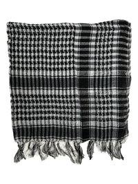 PLO Arafat Square Scarf with Tassels