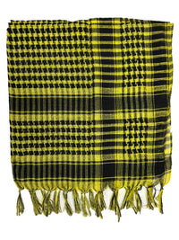 PLO Arafat Square Scarf with Tassels