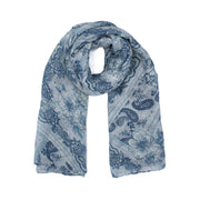 Floral Paisley Lightweight Soft Printed Scarf