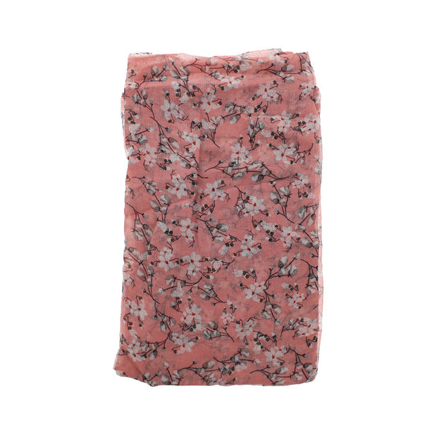 Spring Floral Printed Scarf