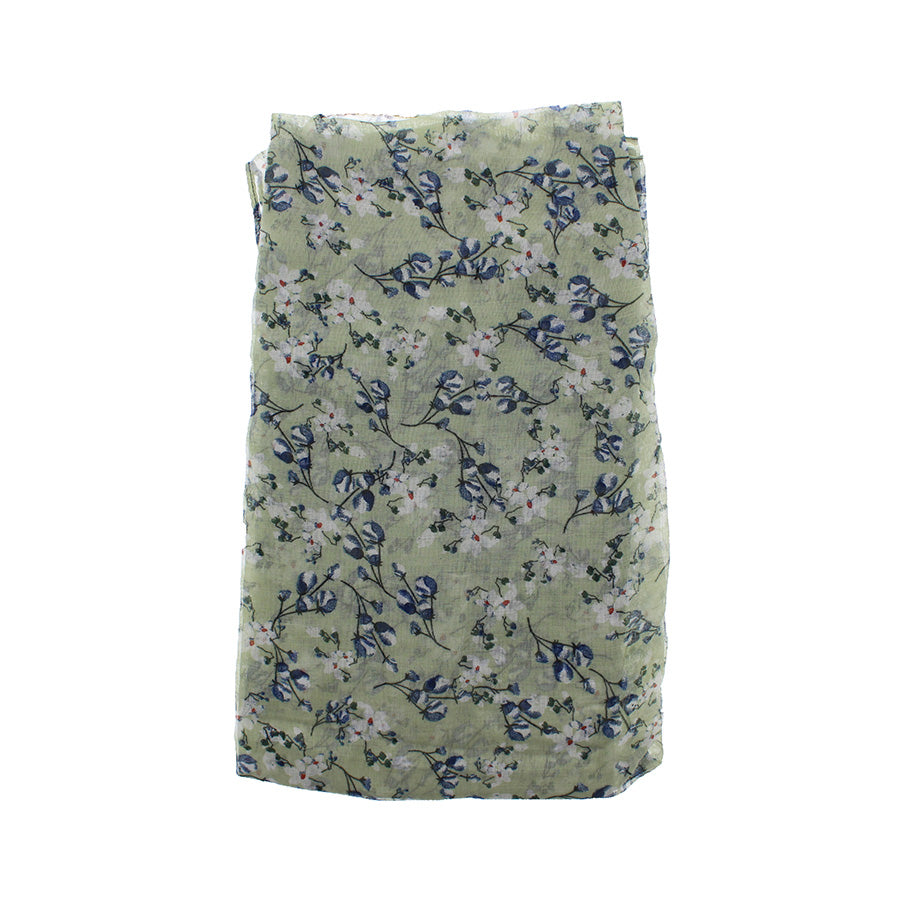 Spring Floral Printed Scarf