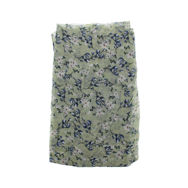 Spring Floral Printed Scarf