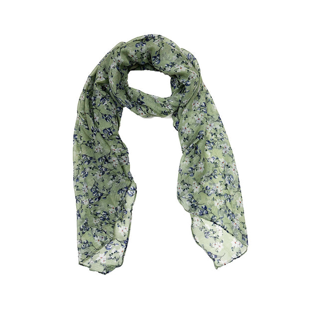 Spring Floral Printed Scarf