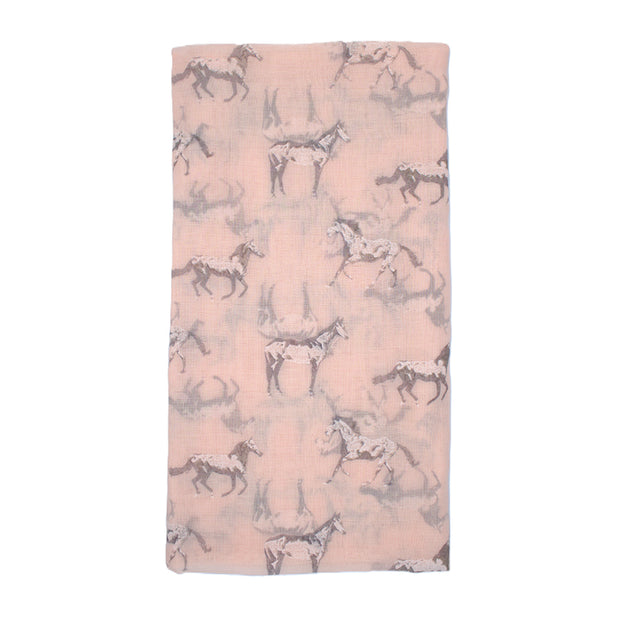 Horse Printed Scarf