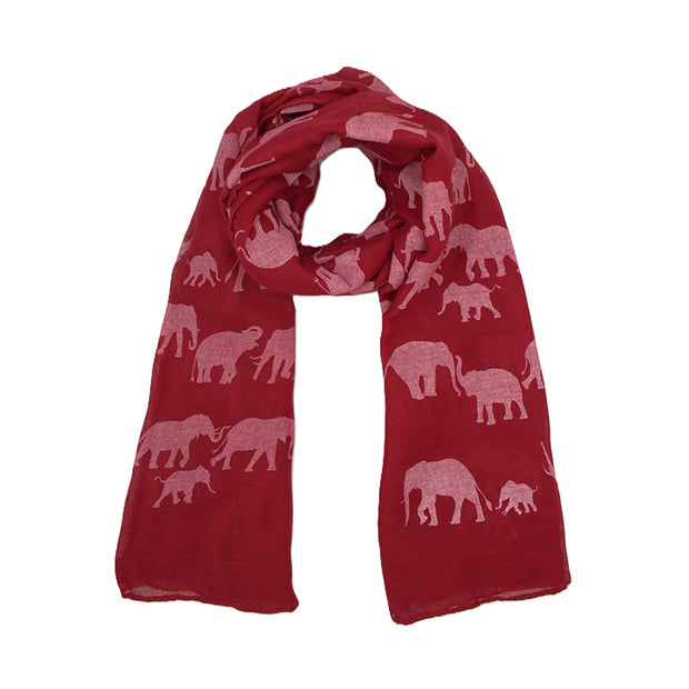 Elephant Printed Scarf