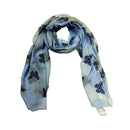 Glitter Butterfly Printed Scarf