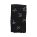 Glitter Butterfly Printed Scarf