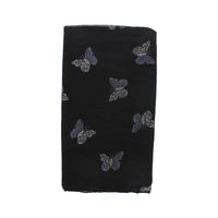 Glitter Butterfly Printed Scarf