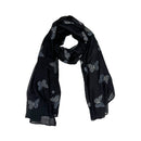 Glitter Butterfly Printed Scarf