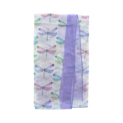 Pastel Dragonfly Printed Scarf with Border