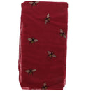 Large Glitter Bumble Bee Printed Scarf