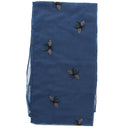 Large Glitter Bumble Bee Printed Scarf
