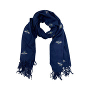 Thick Winter Large Glitter Bumble Bee Printed Scarf