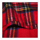 Wide Tartan Winter Checkered Scarf with Tassels