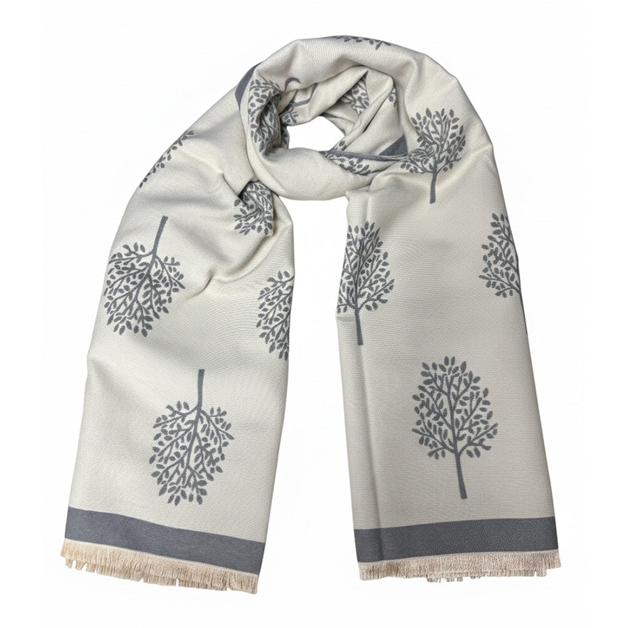 Reversible Tree of Life Printed Pashmina