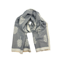 Reversible Tree of Life Printed Pashmina
