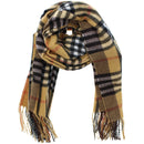 Alternative Bright Checkered Winter PU Scarves