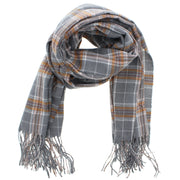 PU Alternative Checkered Winter Scarves