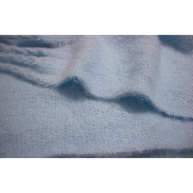 Plain Fluffy Thick Winter Scarf