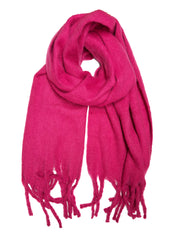 Plain Fluffy Thick Winter Scarf