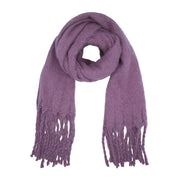 Plain Fluffy Thick Winter Scarf