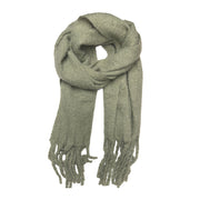 Plain Fluffy Thick Winter Scarf