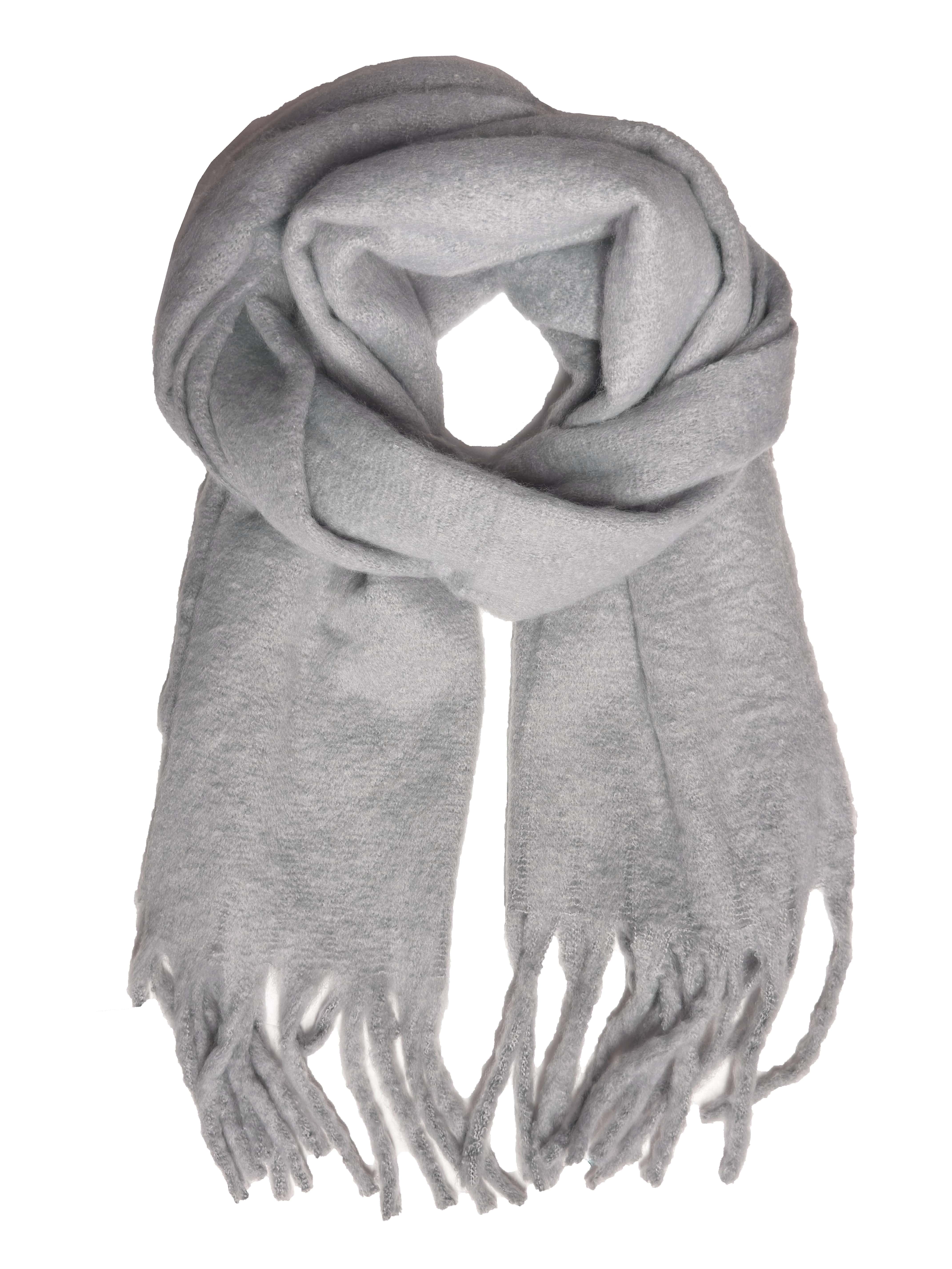 Plain Fluffy Thick Winter Scarf