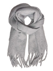 Plain Fluffy Thick Winter Scarf