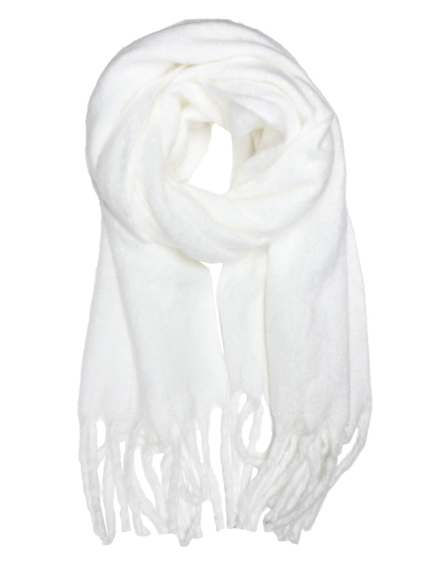 Plain Fluffy Thick Winter Scarf