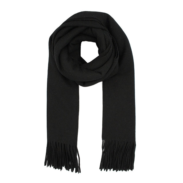 Soft Plain Wide Winter Scarf