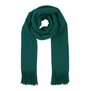 Soft Plain Thinner Wide Winter Scarf