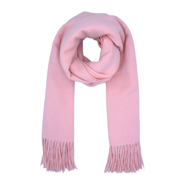 Soft Plain Wide Winter Scarf