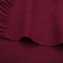 Soft Plain Thinner Wide Winter Scarf