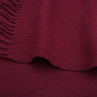 Soft Plain Thinner Wide Winter Scarf