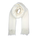 Soft Plain Thinner Wide Winter Scarf