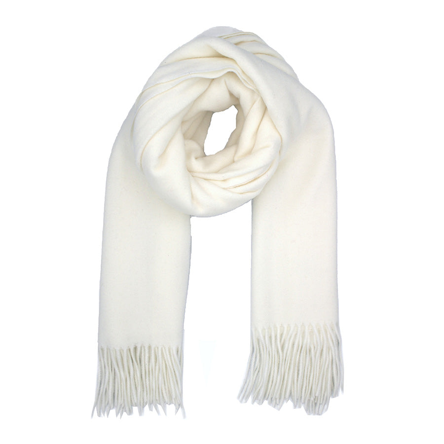 Soft Plain Thinner Wide Winter Scarf