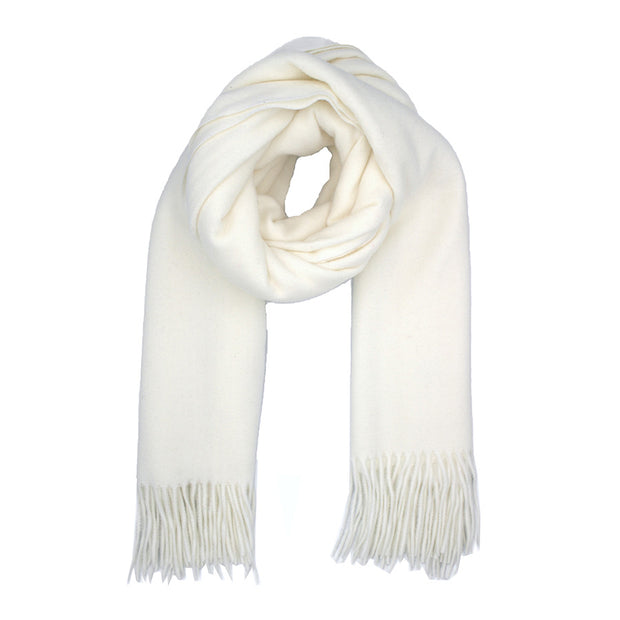 Soft Plain Wide Winter Scarf