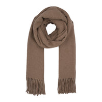 Soft Plain Thinner Wide Winter Scarf