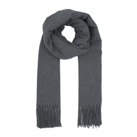 Soft Plain Thinner Wide Winter Scarf