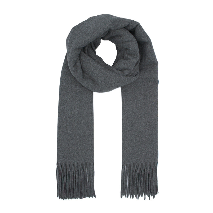 Soft Plain Thinner Wide Winter Scarf
