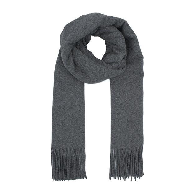 Soft Plain Wide Winter Scarf