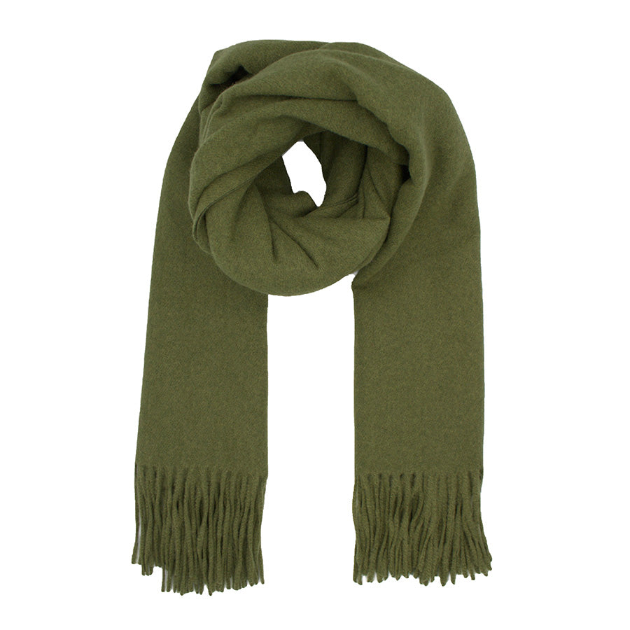 Soft Plain Thinner Wide Winter Scarf
