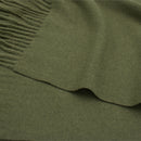 Soft Plain Thinner Wide Winter Scarf
