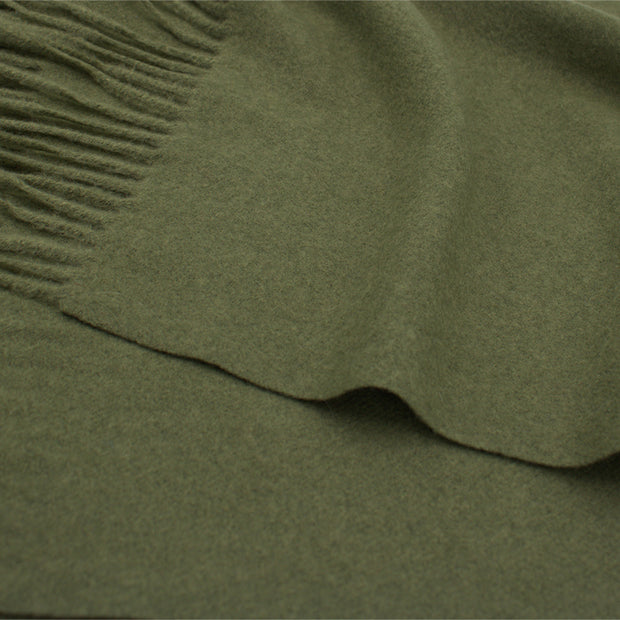 Soft Plain Wide Winter Scarf